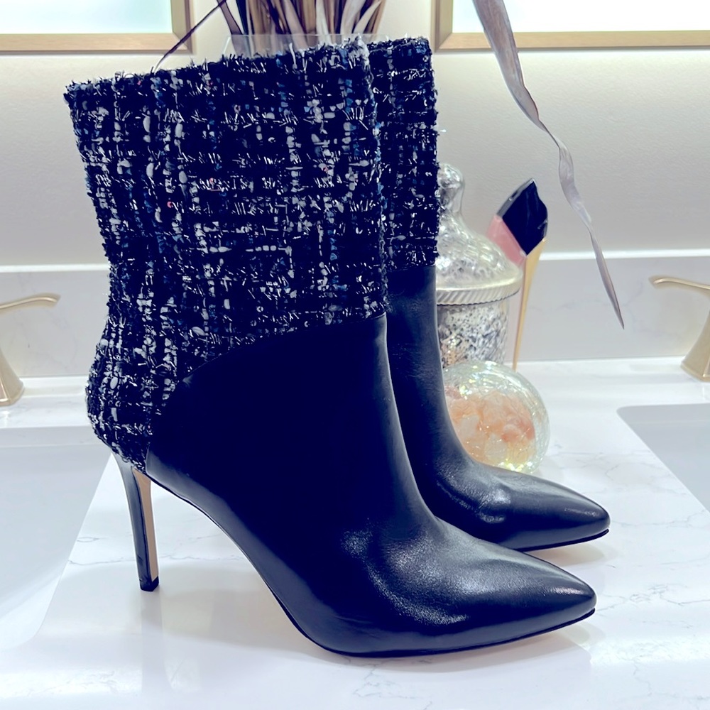 Guess Black Multifabric Boot